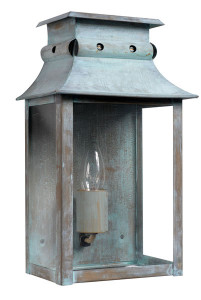 LTLU0010 Средний настенный фонарь Vert de Gris ijlbrown