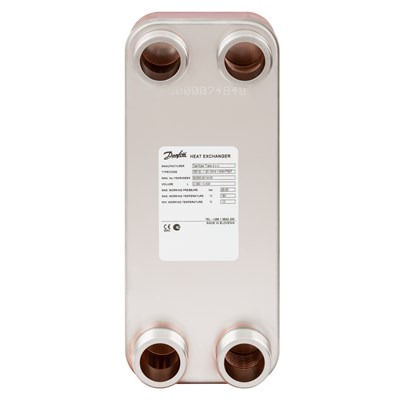 Danfoss Паяный пластинчатый теплообменник одноходовой серии XB12 XB 12L-1-16 PN25 паяный ТО 004H7526 