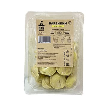 Вареники 4 сыра Пан Пельмень 500 г Santreyd 34685 - Вид №1