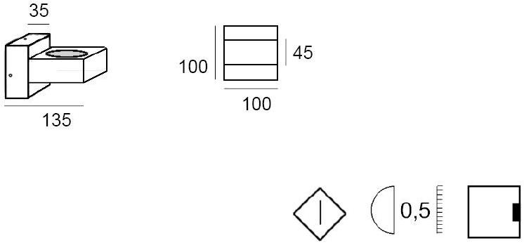 BEL-LIGHTING Настенный светильник из анодированного алюминия  914sa  - Вид №3