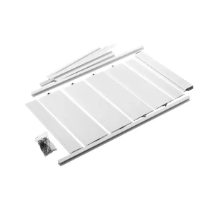 Дверь ПВХ антресольная 50x82 см цвет белый глянец