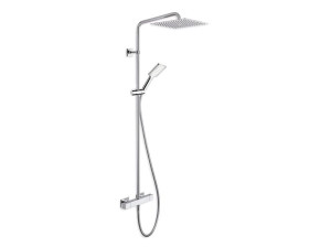 Настенная термостатическая душевая колонна с ручным душем