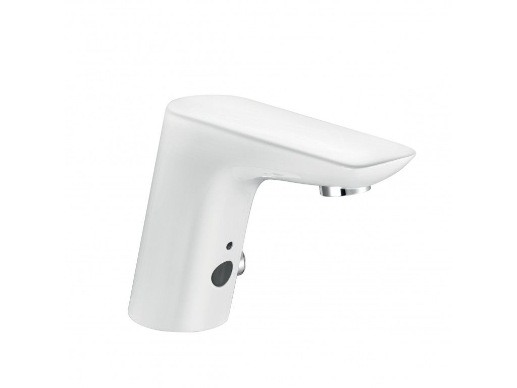 5210091 электронный смеситель на умывальник KLUDI BALANCE белый/хром 