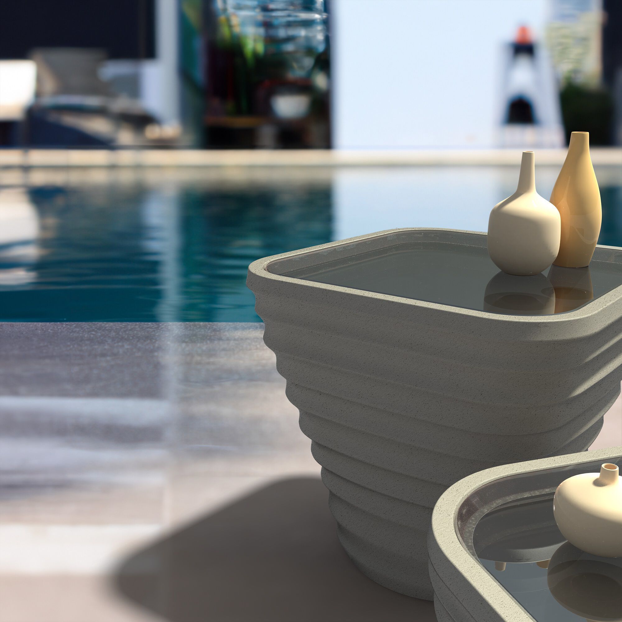 Бетонный журнальный столик URBI et ORBI Medius Terra ARCH-00082031 - Вид №4