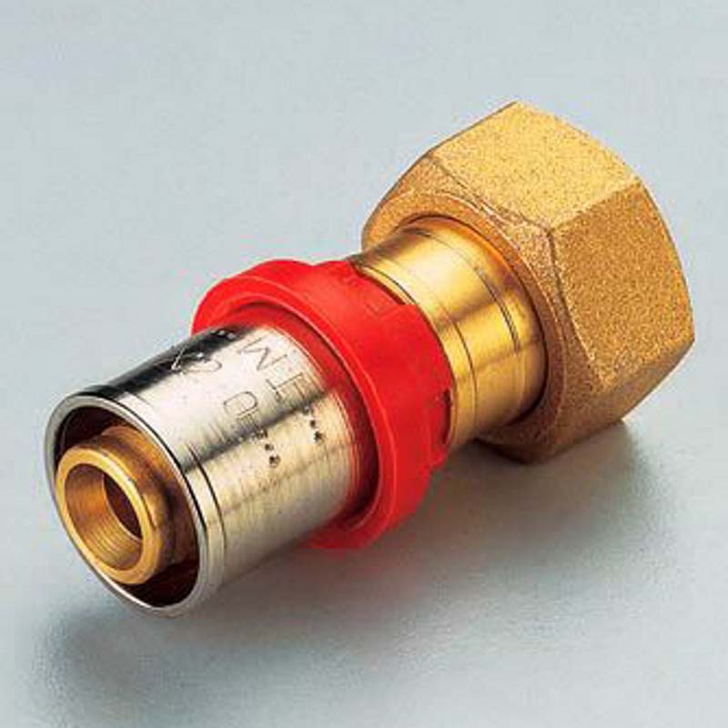 Муфта пресс-В с накидной гайкой плоская прокладка TIEMME 16x3/4" 1650133