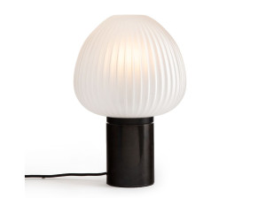 Настольная лампа из мрамора и стекла