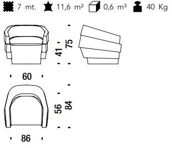 Moroso Кресло с подлокотниками Rift sun-id-1483110 - Вид №11