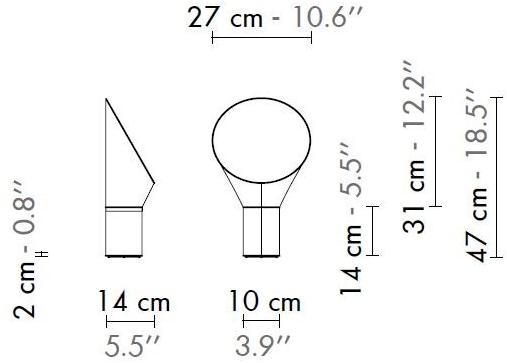 designheure Светодиодная настольная лампа из стали и пвх Cargo sun-id-1431474 - Вид №6