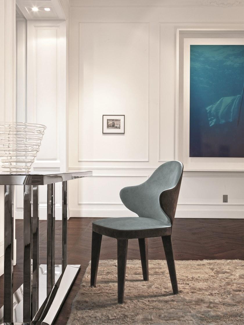 Longhi Мягкое кожаное кресло с подлокотниками Loveluxe U 120 - Вид №2