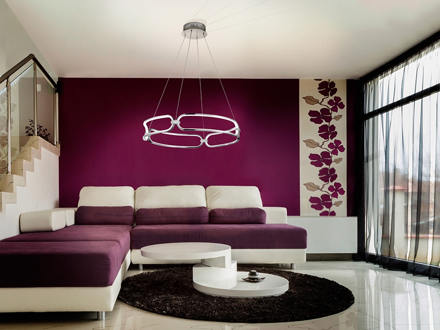 109045 Подвесной светильник LED хром 60Ø DIM Schuller Colette - Вид №1