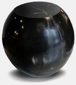 MORADA Круглый журнальный столик из смолы и дерева  Drum st