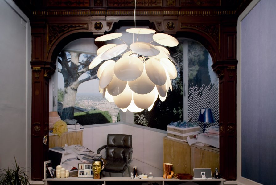 086329 Люстра 53 см белая Marset Discoco  - Вид №4