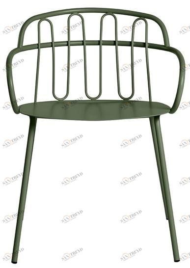 CaStil Садовое кресло из металла с подлокотниками Hall sun-id-1358831