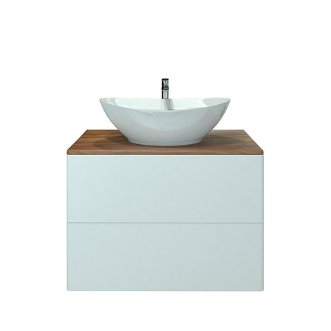 Orange Ot-75TuWOOD Тумба подвесная Otto без раковины Белый sun-id-1517177 - Вид №1