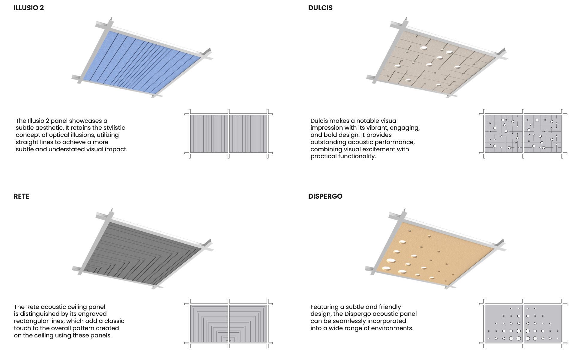 Потолочная офисная акустическая панель Askia FLAT ARCH-00003260 - Вид №2