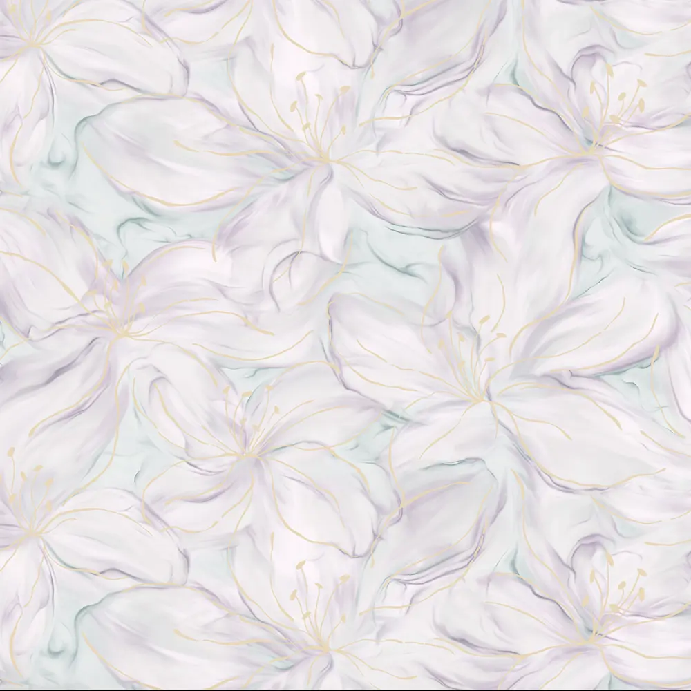 Обои флизелиновые Wallsecret Blanche мятные 1.06 м 8935-27 89389743 STLM-2197661