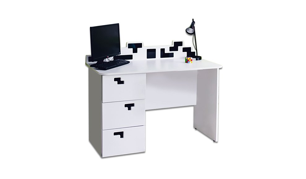 Детский письменный стол с ящиками левый "Продленка" МАНДАРИН ПРОДЛЕНКА 178743 Белый Santreyd  - Вид №5