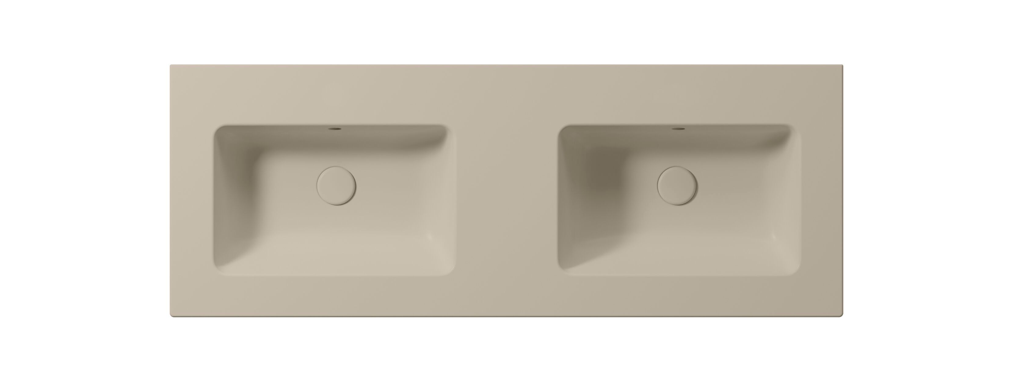 Керамическая прямоугольная двойная раковина с держателем для полотенец GSI ceramica чистый ARCH-00150589 - Вид №9
