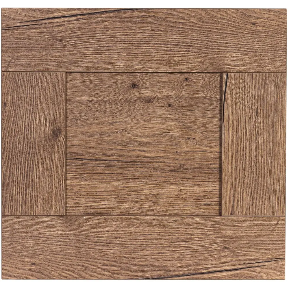 Фасад для кухонного ящика Delinia ID Рошаль 39,7×38,1 см в цвете тёмное дерево 86881121 STLM-0881712 - Вид №1