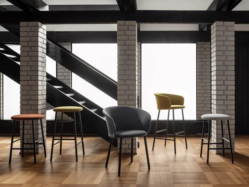 Hem Стул из стали с порошковым покрытием с подставкой для ног Kendo sun-id-1425351 - Вид №5