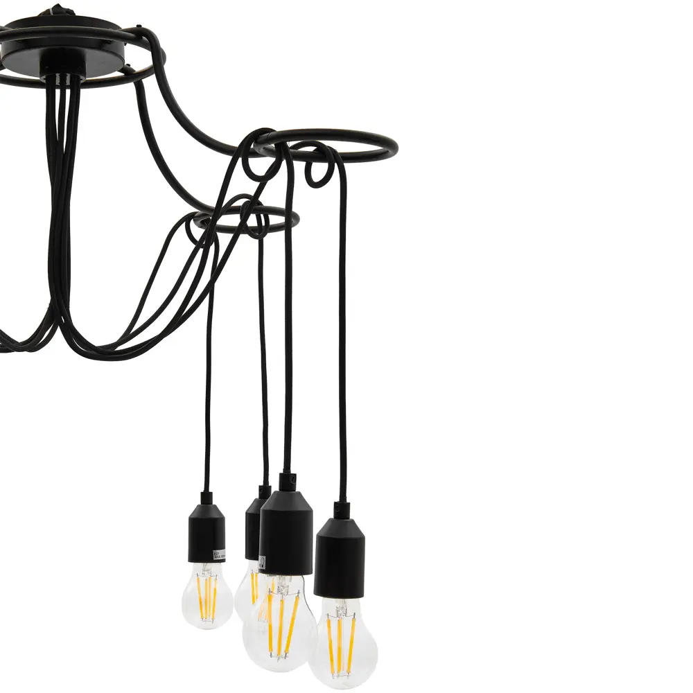 Люстра Kreaforta Huron - 8-рожковый светильник в стиле лофт с регулируемыми подвесами 89386798 STLM-1567329 - Вид №3