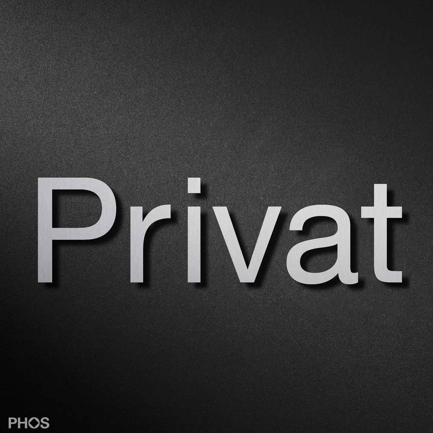 B0701-60 Надпись частная, высота шапки 60 мм PHOS 