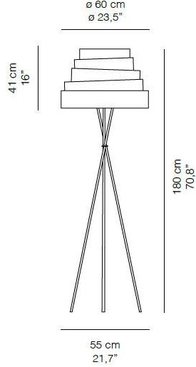 Quadrifoglio Торшер из ткани Babel sun-id-1509725 - Вид №2