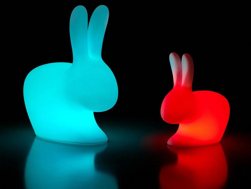 Qeeboo Напольный светодиодный торшер из полиэтилена Rabbit sun-id-1481951 - Вид №3