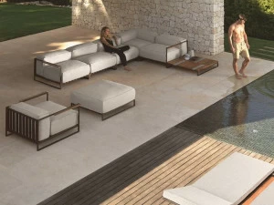 Talenti Модульный угловой садовый диван из ткани Casilda