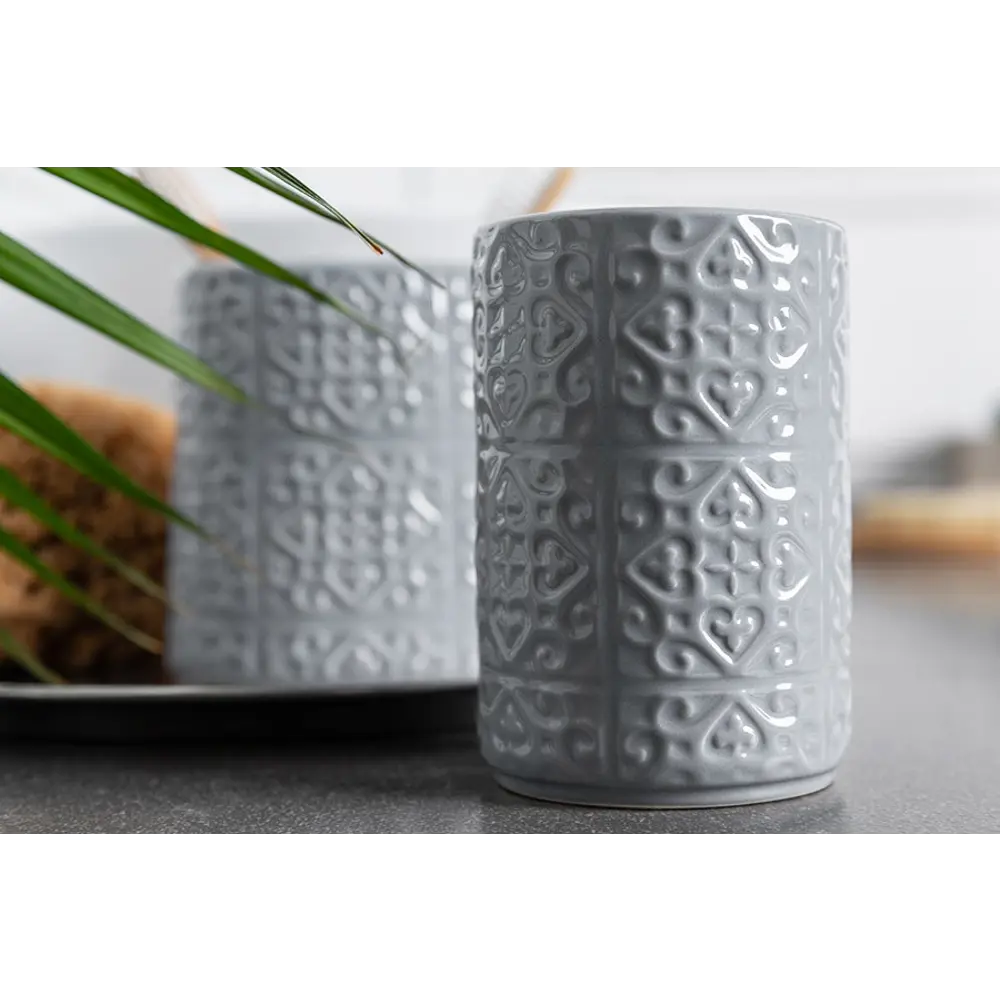 Стакан для зубных щёток Grey VERRAN STLM-2056035 - Вид №3