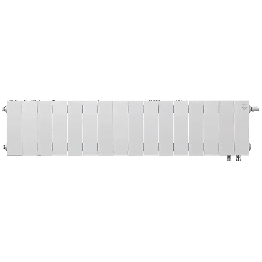 Радиатор секционный Royal Thermo Pianoforte VDR 200/100 16 секций нижнее правое подключение биметалл белый 86733735 STLM-2099292 