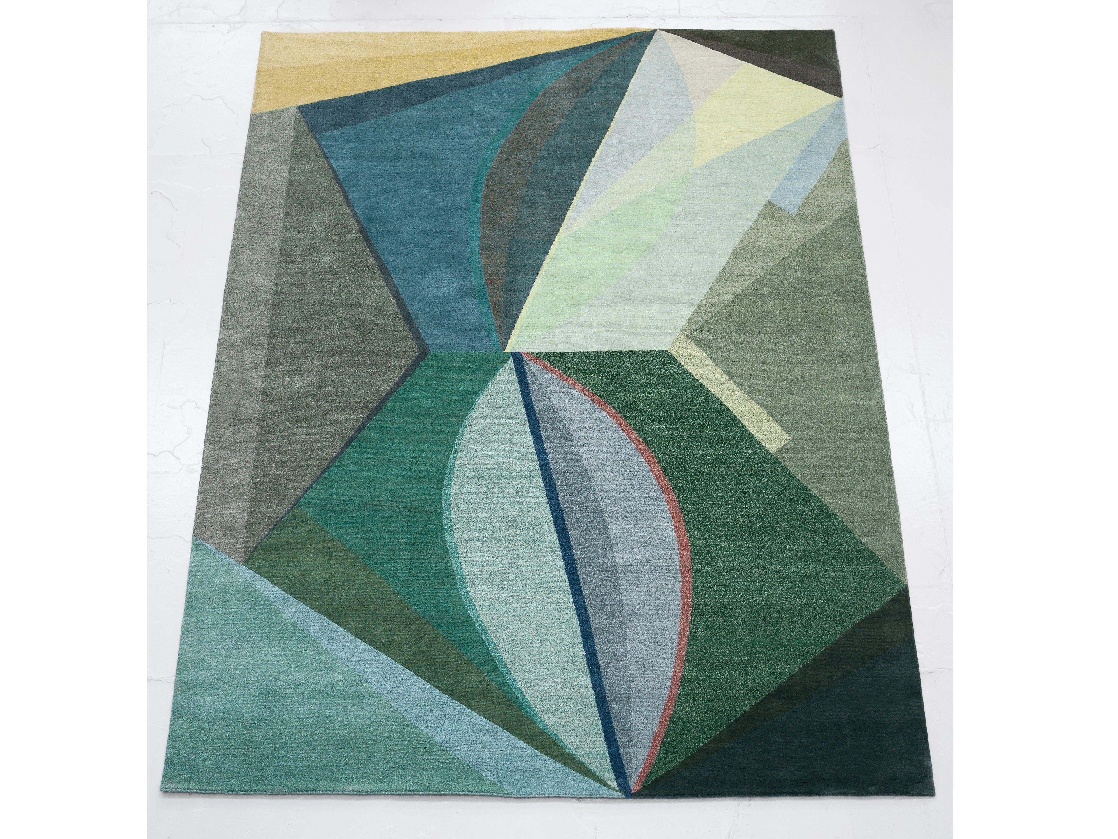 Прямоугольный ковер ручной работы из шерсти Tacchini NARCISO ARCH-00051825 - Вид №2