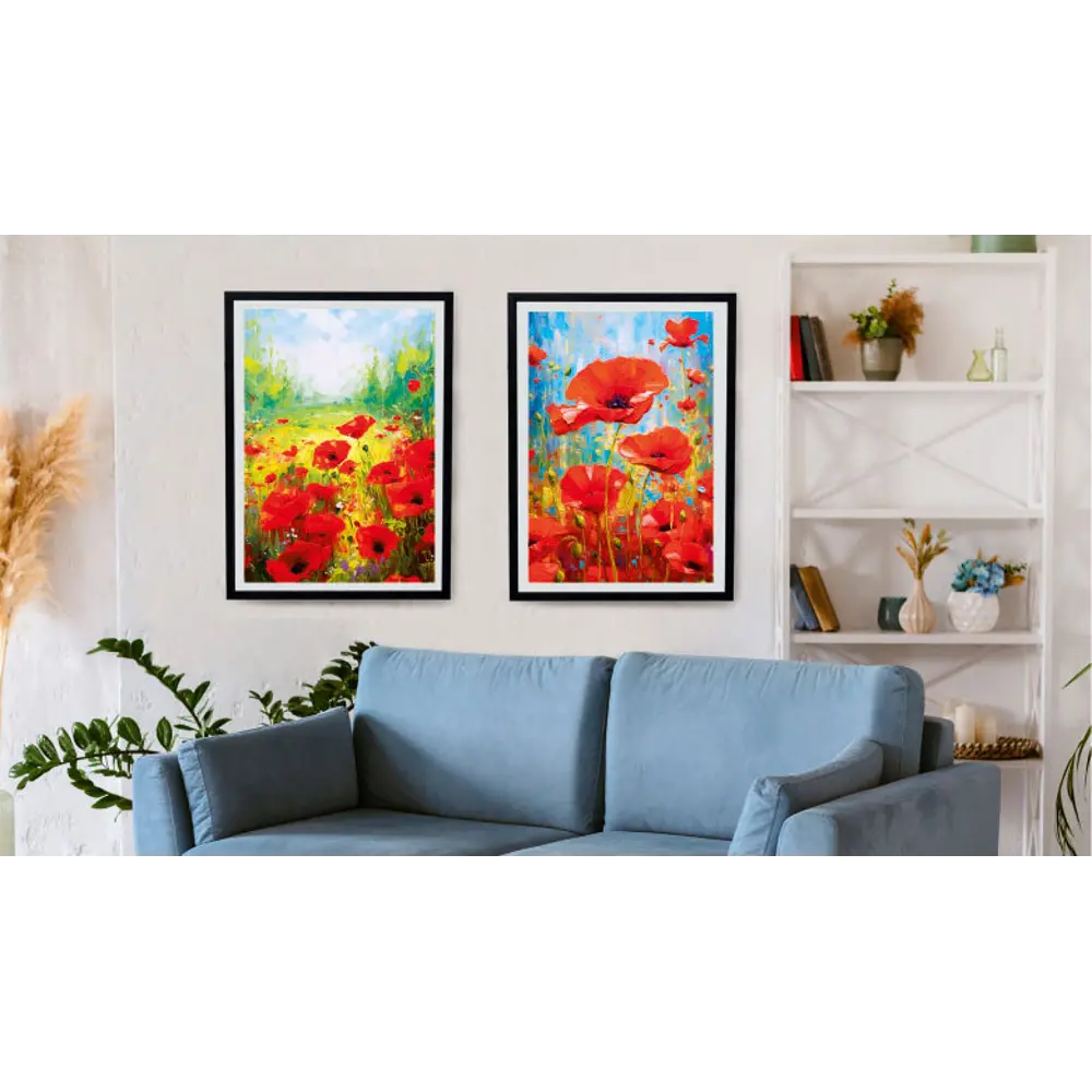 Santreyd: Абстрактные постеры Маки в яркой палитре 88909959 STLM-1463445 - Вид №2