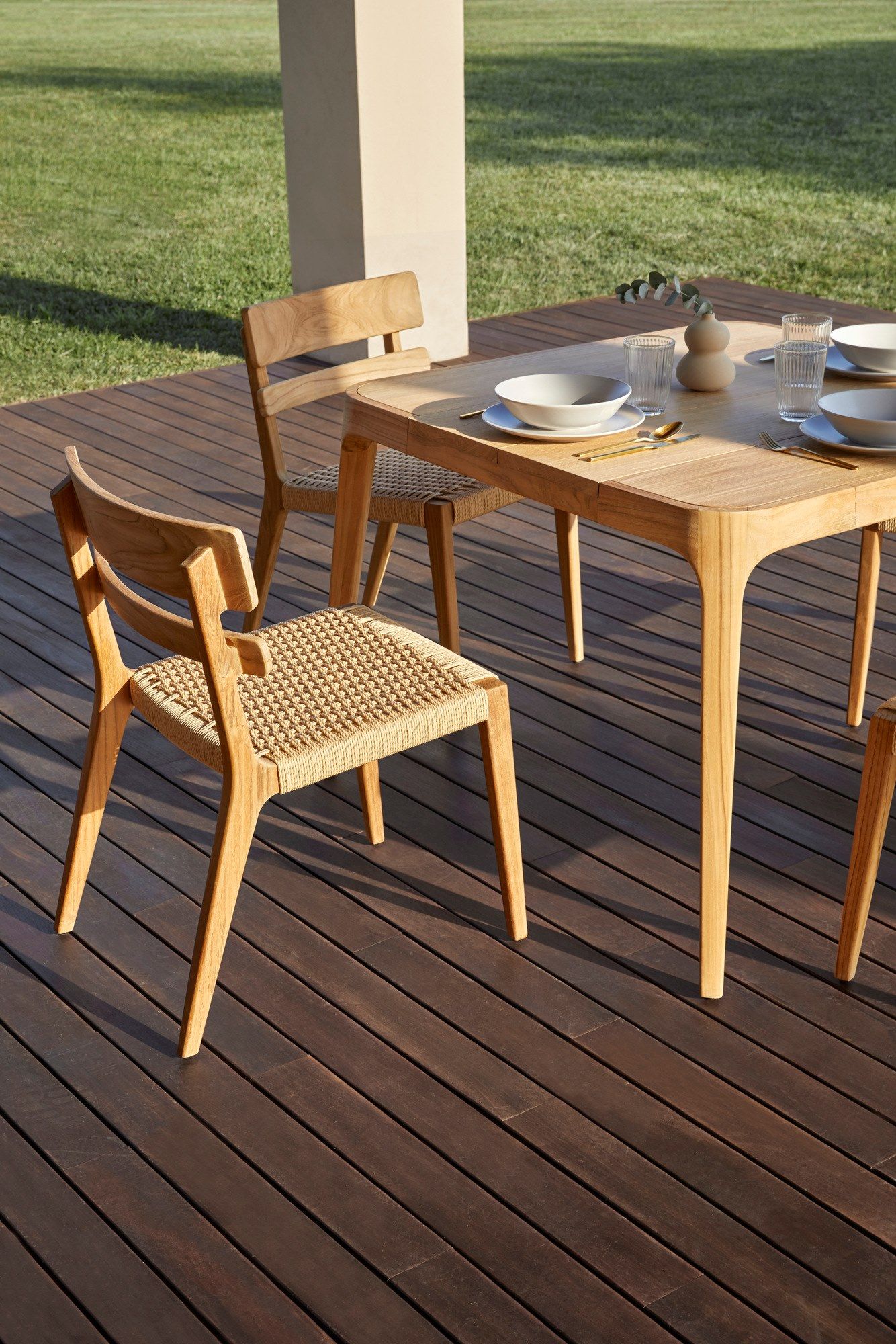 Стул для сада из тикового дерева POINT Paralel ARCH-00045370 - Вид №4