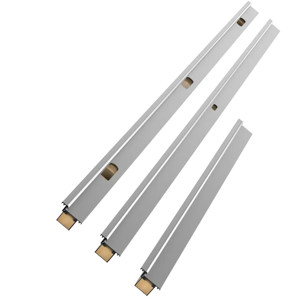 Комплект дверной коробки Invisible 2200x35x65 мм цвет серый (2.5 шт.) 86726343 STLM-2153788 Santreyd  - Вид №1