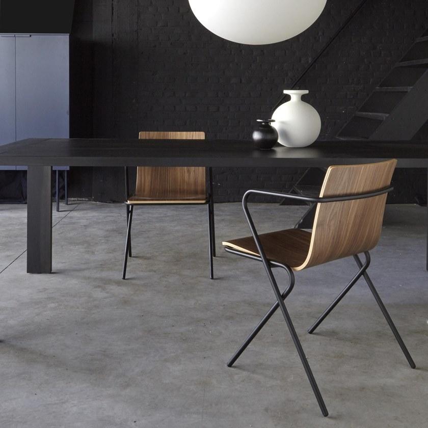 Ligne Roset Прямоугольный стол из массива дерева Eaton 11590000/0055/2065/2481/5030 - Вид №5