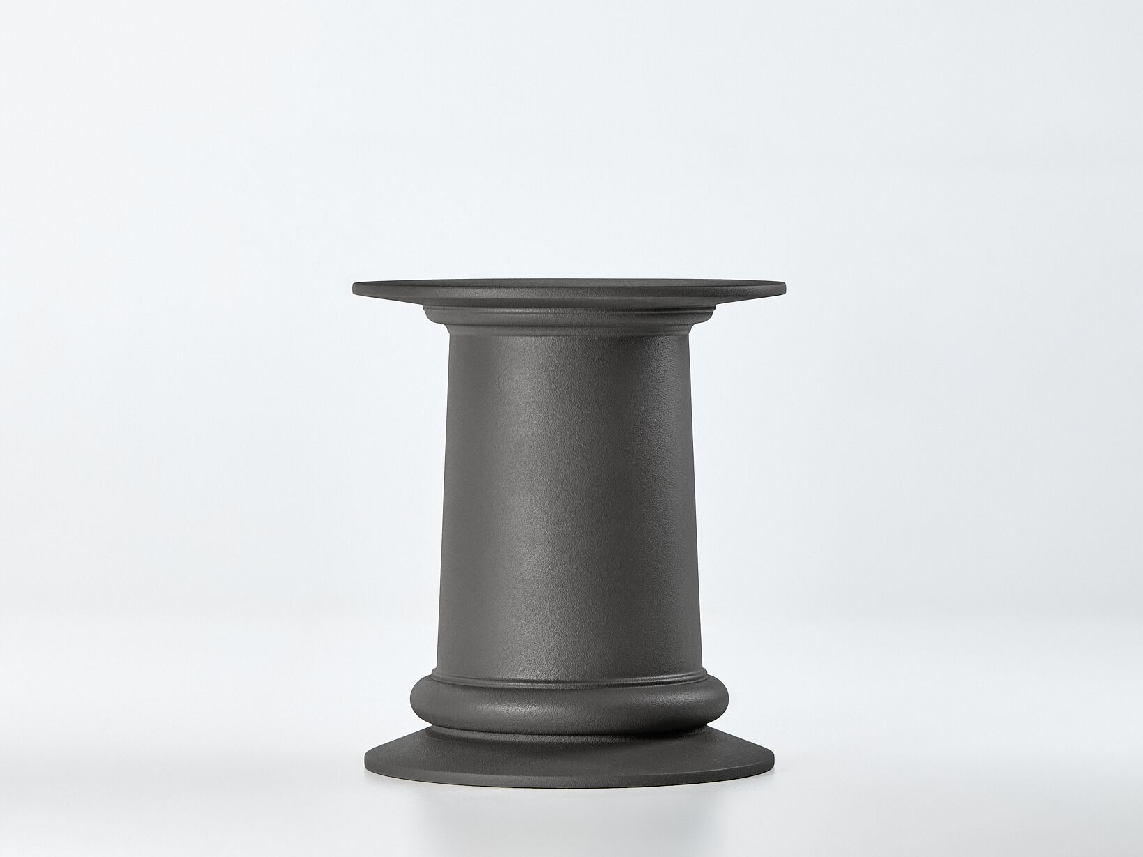 Перерабатываемый двухкомпонентный круглый садовый столик из смолы Ellemura ARCH-00026881 - Вид №2