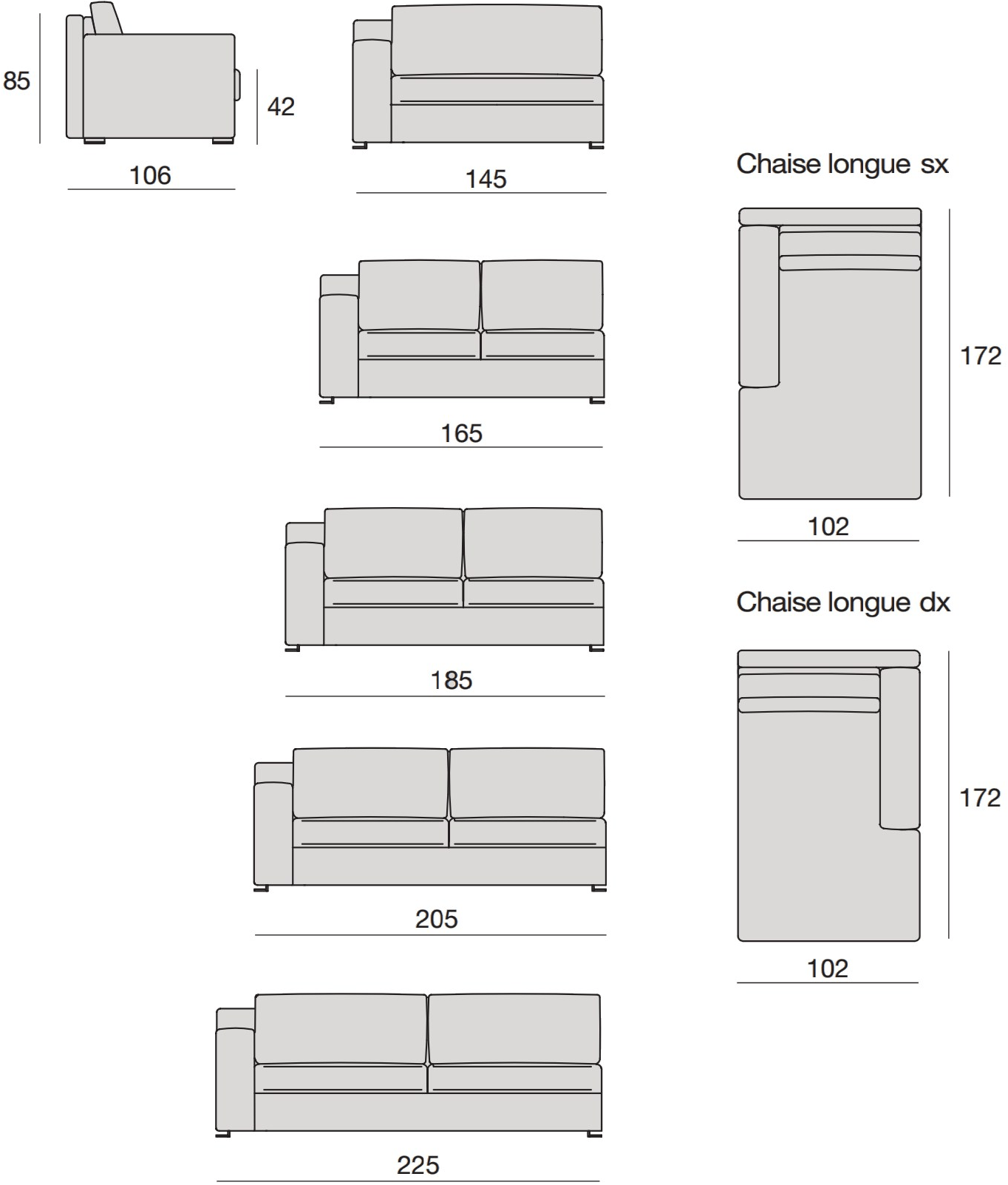 CTS SALOTTI Модульный диван Roger sun-id-1435294 - Вид №3