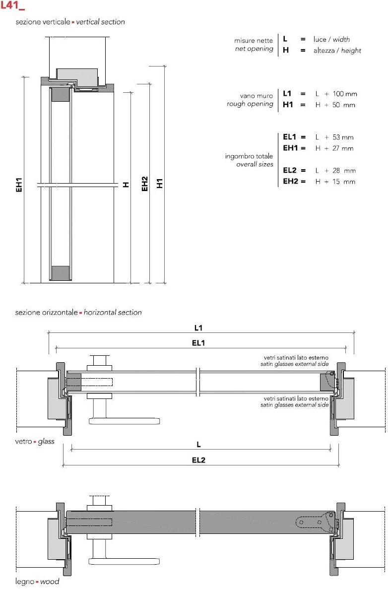 Lualdi Распашная дверь из алюминия и стекла со скрытыми петлями Architectural Santreyd sun-id-1483199 - Вид №6