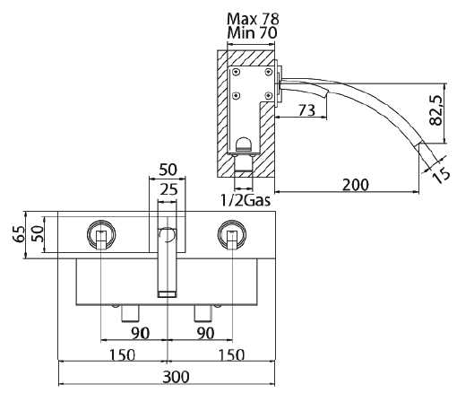 772720SN00 Смеситель Bandini Seta Santreyd - Вид №2