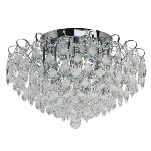 Потолочная люстра De Markt City Бриз 111010516 DE MARKT ДИЗАЙНЕРСКИЕ, БРИЗ 328138 Хром;прозрачный