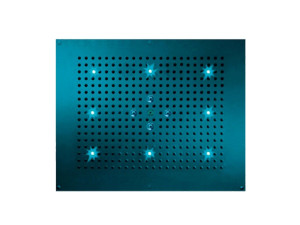 Встраиваемая насадка для душа с хромотерапией