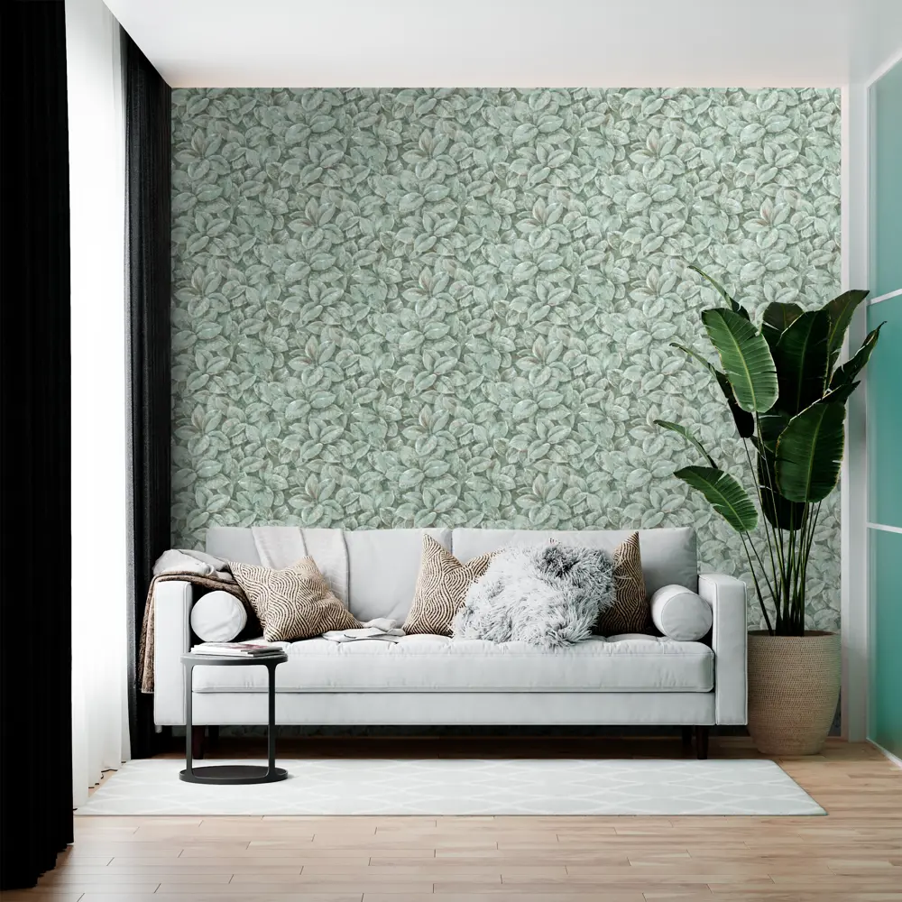 Обои флизелиновые Erismann Velvet темно-зеленые 1.06 м ЭР60622-02 STLM-2117607 - Вид №2