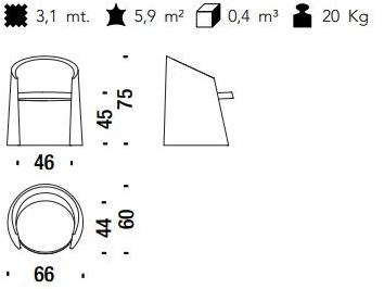 Moroso Мягкое кресло с подлокотниками Husk sun-id-1478222 - Вид №6
