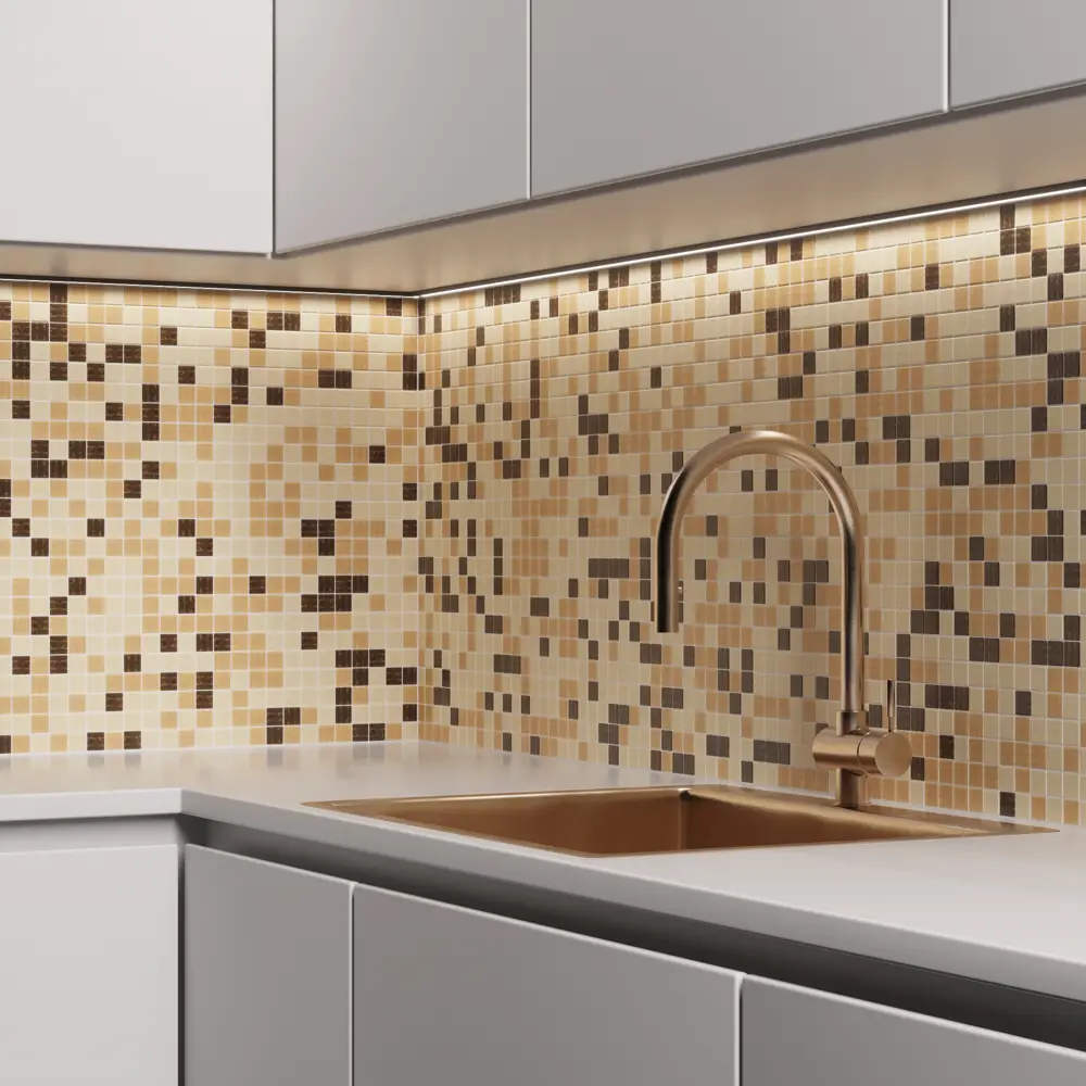 Мозаика ARTENS Swam бежево-коричневая 32.7×32.7 см 18731549 STLM-0012252 - Вид №5