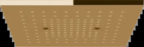 Насадка для душа 57002 735 Gessi Afilo ТЕПЛАЯ БРОНЗА PVD