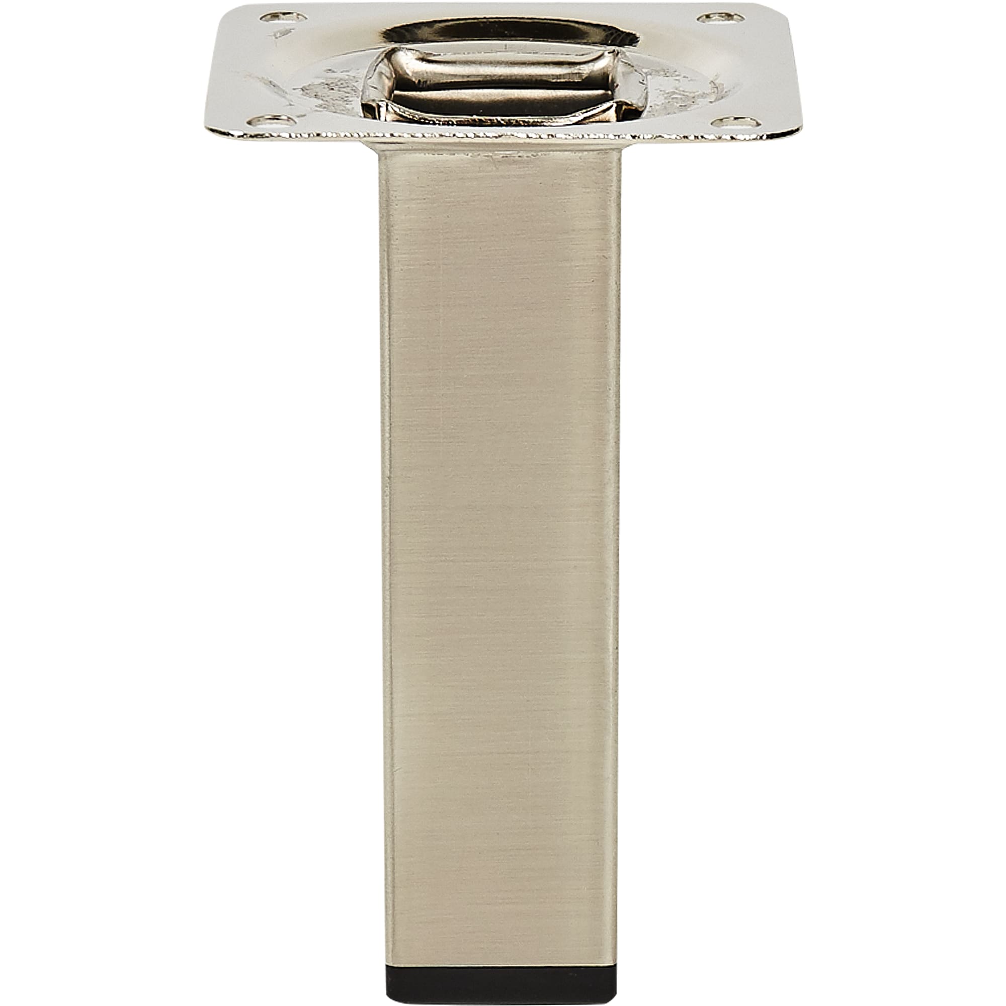 82732509 Ножка квадратная 100х25 мм, сталь, цвет никель Santreyd 