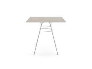 Стальной квадратный садовый стол