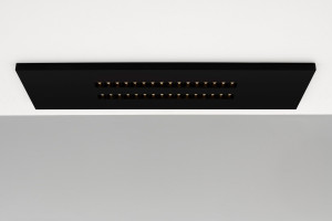 Утопленный металлический светодиодный потолочный светильник