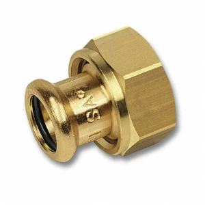 18359422 SANHA 8359G пресс-фитинг, бронза, разъемн.соед.с плоск.упл. 42x2 мм